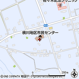 宇都宮市　横川生涯学習センター周辺の地図