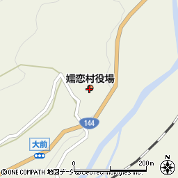 嬬恋村役場周辺の地図