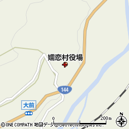 嬬恋村役場　教育委員会事務局学校教育係周辺の地図