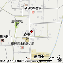 栃木県芳賀郡市貝町赤羽2634周辺の地図