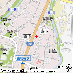 富山第一銀行城端支店周辺の地図