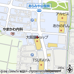 株式会社大阪屋ショップ　野々市三納店周辺の地図
