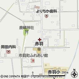 栃木県芳賀郡市貝町赤羽2642周辺の地図