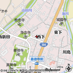 富山県南砺市城端西下212周辺の地図