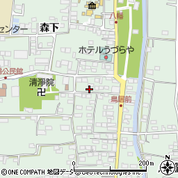 長野県千曲市八幡新宿3323-2周辺の地図