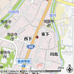 富山県南砺市城端西下155周辺の地図