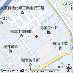 大阪有機化学工業株式会社金沢工場周辺の地図
