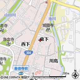 富山県南砺市城端東下139周辺の地図