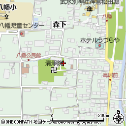 長野県千曲市八幡新宿3314-1周辺の地図