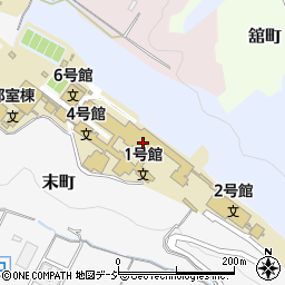 金沢学院大学・大学院　学生部周辺の地図