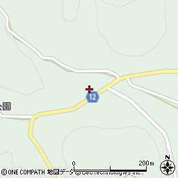 長野県長野市大岡甲1163周辺の地図