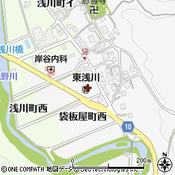 石川県金沢市袋板屋町西周辺の地図