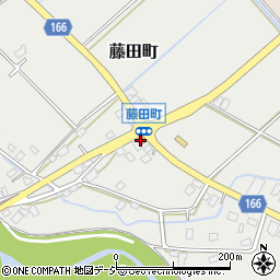 常陸太田藤田郵便局周辺の地図