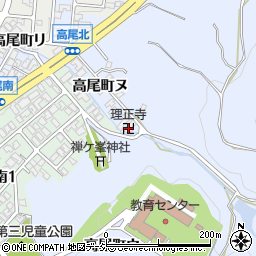 理正寺周辺の地図