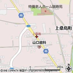 上桑島周辺の地図