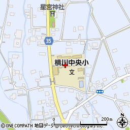 宇都宮市立横川中央小子どもの家・よつぼしクラブ周辺の地図