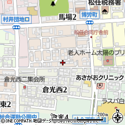 ファミーユ松任Ｂ周辺の地図