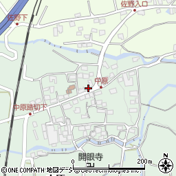 長野県千曲市八幡206周辺の地図