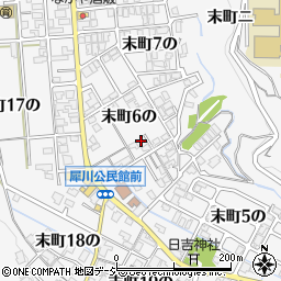 石川県金沢市末町６の周辺の地図