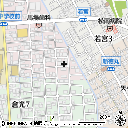 石川県白山市石同新町周辺の地図