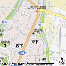 富山県南砺市城端出丸1周辺の地図