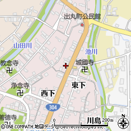 富山県南砺市城端出丸82-2周辺の地図