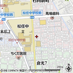松任生徒クラブ周辺の地図