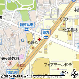 ガスト松任店周辺の地図