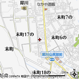石川県金沢市末町（１７の）周辺の地図