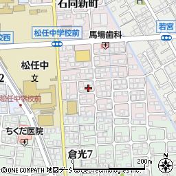 石川県白山市石同新町261周辺の地図