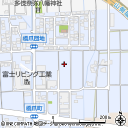石川県白山市橋爪町周辺の地図
