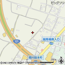 栃木県宇都宮市西川田町402周辺の地図