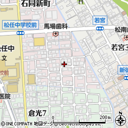 石川県白山市石同新町223周辺の地図