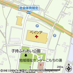 ベイシア渋川こもち店周辺の地図