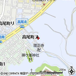 石川県金沢市高尾町子周辺の地図