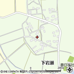 茨城県常陸大宮市下岩瀬周辺の地図