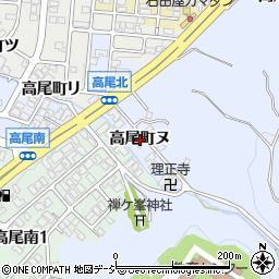 石川県金沢市高尾町ヌ周辺の地図