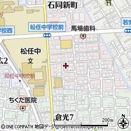石川県白山市石同新町262周辺の地図