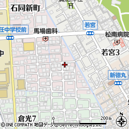 石川県白山市石同新町212周辺の地図