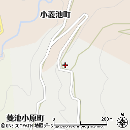 石川県金沢市菱池小原町周辺の地図