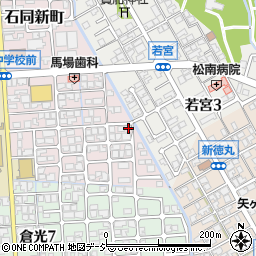 石川県白山市石同新町210周辺の地図