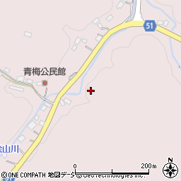 栃木県芳賀郡茂木町青梅339周辺の地図