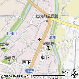 富山県南砺市城端出丸77-2周辺の地図