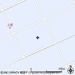 長野県大町市平（上原）周辺の地図
