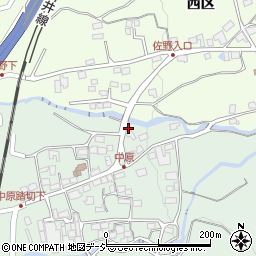 長野県千曲市八幡195周辺の地図