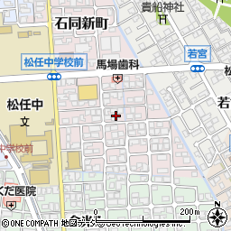 石川県白山市石同新町250周辺の地図