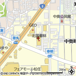 株式会社北国書林　松任店周辺の地図