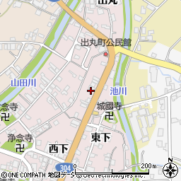 富山県南砺市城端出丸74周辺の地図