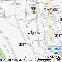 石川県金沢市末町周辺の地図