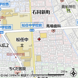石川県白山市石同新町606周辺の地図